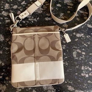 Coach Kitt Messenger Crossbody Tan Purse